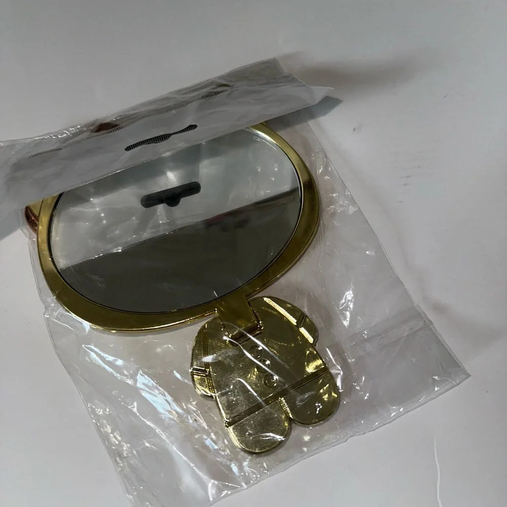 Hello Kitty Gold Metal Compact Mirror